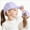 Purple, variant on KPOPLK Kids Active Ponytail Hat - Baseball Hat with Full Back Opening for Girls(2-8 Years,Pink)