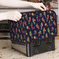 thumbnail image 2 of Toaster Covers 2 Slice, Colorful Birds Waterproof Bread Machine Cover Fits for Standard 2 Slice Toasters, Home Decor Toaster Protection with Hanging Rope, 2 of 7