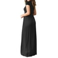 thumbnail image 5 of Cuteduck Women's Maxi Dresses Short Sleeve Long Casual Dresses Loose Plain with Pockets S-XXL, 5 of 5