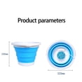 thumbnail image 3 of Vaidha Portable Mini Turbo Washing Machine Foldable USB Powered Laundry Washer Set, 3 of 7