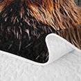 thumbnail image 5 of Castle Fairy Animal Deer Quilt Full for Teens,Vintage Cabin Full Bedspread Sets,Brown Gray, 5 of 7