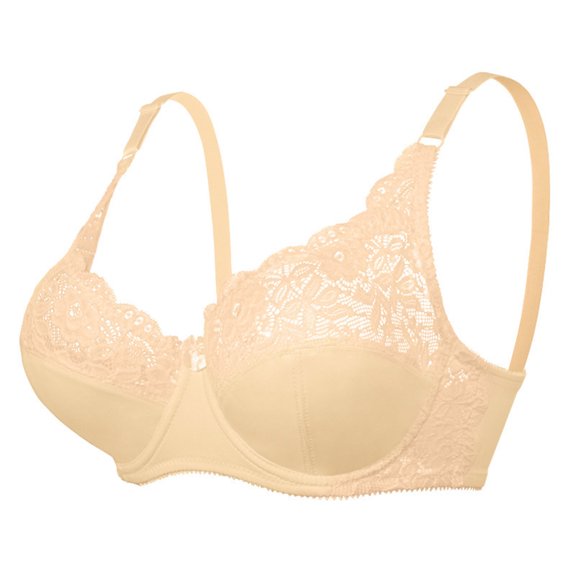 DPTALR Womens Dailywear Bars Plus Size Bra GatheredUnderwired Gathered Lace Bra