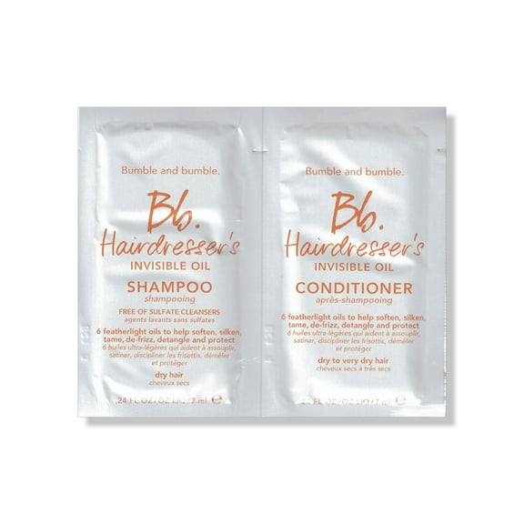 Bumble and Bumble Hairdresser's Invisible Oil Shampoo and Conditioner 0.24oz/7ml Sample Set