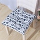 thumbnail image 3 of Solid Color Thickened Corduroy Cushion Corn Kernel Cushion Dining Chair Cushion Student Office Tatami Cushion, 3 of 4