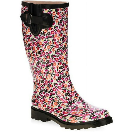 Ladies Printed Rain Boots