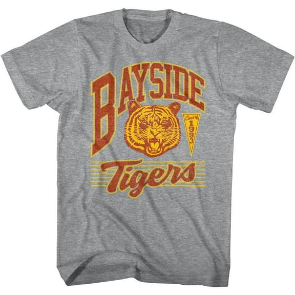 Saved by the Bell Bayside Tigers Class of 1993 Men's T Shirt (GraphiteGrayHeather, Adult4XL)