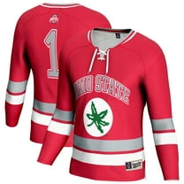 Unisex GameDay Greats Scarlet Ohio State Buckeyes Lightweight Men's Hockey Fashion Jersey