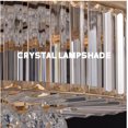 thumbnail image 5 of SILJOY 36-in Gold Chandelier  Retractable Blade Ceiling Fan with Remote Control, 5 of 9