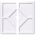 thumbnail image 1 of Ekena Millwork CMP30EY2-02000 30 Po. OD x 2 Po. ID Carré Embry Grade Architectural PVC Médaillon de Plafond Contemporain - 2 Pcs, 1 of 3