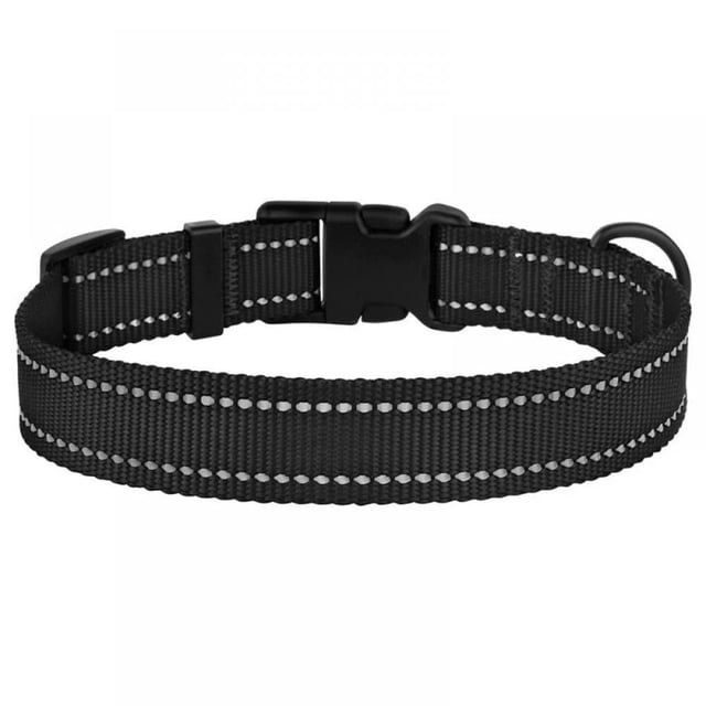 CNKOO Reflective Dog Collar 8 Colors Soft Neoprene Padded Breathable Nylon Pet Collar Adjustable for Small Medium Large Dogs