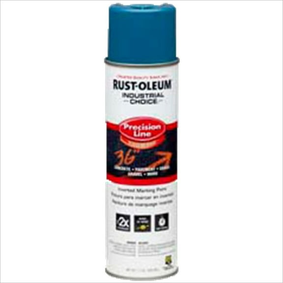 M1600 CAUTION BLUE FLAT 17 OZ. SPRAY