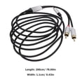 thumbnail image 4 of Usb C To Double Rca Audio Cable Y Splitter Audio Converter 2m Connector Wire, 4 of 8