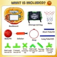 thumbnail image 3 of Lenbar Kids Basketball Arcade Game, Adjustable 36–50in Toddler Hoop with Ball Return & Storage Net, Toy for Boys Girls Age 3–6, 3 of 10