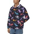 thumbnail image 3 of Naloa Cartoon Dinosaur Men’s Hoodies, Zip up Hoodie, Sweatshirts,Hoodies for Men Sizes S-3XL-X-Large, 3 of 5