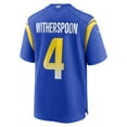 thumbnail image 3 of Men's Nike Ahkello Witherspoon  Royal Los Angeles Rams Team Game Jersey, 3 of 3
