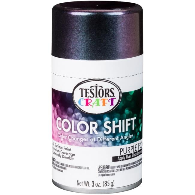 Testors Tcs 30575 Color Shift Paint Purple Fog 3 Oz Com - Rust Oleum Imagine Color Shift Spray Paint Purple Sunrise