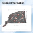 thumbnail image 6 of Kdxio Hedgehogs and Flowers1 Pattern Turban Hat for Women Men Comfortable Adjustable Cleaning Working Cap with Sweatband, 6 of 8