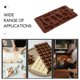 thumbnail image 3 of Base de 10 cavidades Guitarra Pastel de silicona Pan Chocolate Fondant Jalea Caramelo Molde para hornear Molde artesanal (café), 3 of 5