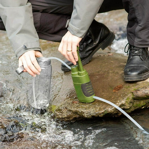 VONKY Compact Outdoor Survival Water Filter Purifier Filtration System Hiking Gear