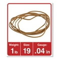 thumbnail image 3 of Universal UNV00119 0.04 in. Gauge Size 19 Rubber Bands - Beige (1240/Pack), 3 of 4