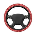 thumbnail image 3 of Daiia Red Polka Dot Steering Wheel Cover Auto Steering Wheel Covers Breathable Anti-Slip Steering Wheels Car Interior Decor Accessories for Men Women Universal 15 Inch, 3 of 8
