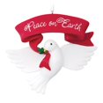 thumbnail image 1 of Hallmark 9468182 Colombe la Paix sur la Terre Résine Ornement de Noël - Multicolore, 1 of 1