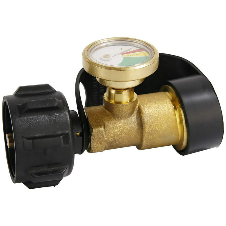 Propane Tank Gauge Level Indicator, Leak Detector, Gas Pressure Meter for RV  Camper,with Type 1 Connection 