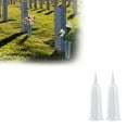 witspace Cemetery Vases with Spikes, Cemetery Decorations for Grave