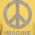 thumbnail image 3 of CafePress - Vintageimaginepeace1bk T Shirt - Men's Classic Graphic T-Shirt, 3 of 4