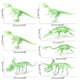 thumbnail image 3 of Juguetes de piscina, juguetes para bebés, juguetes para niños pequeños, esqueleto de dinosaurio para niños, modelo de simulación de construcción de dinosaurios DIY, 7 juegos de adornos de modelos de d, 3 of 9