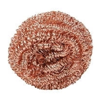 1 Pack Copper Coated Scourers – Scrubber Pad Used for Dishes, Pots, Pans, and Ovens. Easy scouring for Tough Kitchen Cleaning, Brown