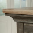 thumbnail image 6 of Sauder Sonnet Springs Engineered Wood Executive Desk in Pebble Pine, 6 of 19