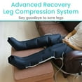 thumbnail image 3 of Vive Leg Compression Recovery System – Air Massage Boots for Athletes, Circulation & Pain Relief – Sequential Compression Device (SCD) for Swelling, Cramps, Lymphedema & Relaxation, 3 of 9