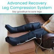 Vive Leg Compression Recovery System – Air Massage Boots for Athletes, Circulation & Pain Relief – Sequential Compression Device (SCD) for Swelling, Cramps, Lymphedema & Relaxation