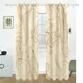 thumbnail image 2 of Fish Print Black Out Curtains 72 Inch Length Curtains for Sliding Glass Doors Bedroom Living Room 2 Pack, 2 of 6