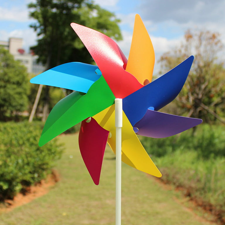Outanaya 100pcs Toys Miniature Windmill Wind Spinners for Garden Windmill  Toy for Kids DIY Pinwheels Mini Windmill Colourful Pinwheels Windwill Toy