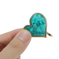 thumbnail image 4 of Unique Bargains 1 Pc Ponytail Buckle Hair Clip Heart Design Hair Ponytail Cuff for Women Green, 4 of 5