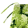 thumbnail image 5 of Jordan Manufacturing 47" x 16" Hydrangea Forest Green Floral Rectangular Outdoor Settee Swing Bench Cushion with Ties, 5 of 10