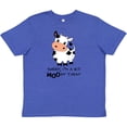 thumbnail image 3 of Inktastic Sorry, I'm a bit MOOdy today cute cow pun Youth T-Shirt, 3 of 5