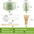 thumbnail image 7 of Matcha Whisk Set- Matcha Set includes Matcha Bowl, Sifter, Holder and Scoop- The Perfect Bamboo Whisk for Matcha Tea (White), 7 of 7