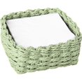 thumbnail image 1 of Boston International NH8029 Paper Cocktail Napkin Woven Caddy, Light Green, 1 of 1