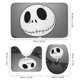 thumbnail image 3 of Juego de 4 cortinas de ducha de Jack Skellington con alfombrillas antideslizantes, tapa de inodoro y alfombrilla de baño, cortina de ducha impermeable con decoración de dibujos animados para baño con, 3 of 8