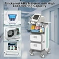 thumbnail image 4 of Ecojoy Mobile Trolley Cart, Portable Rolling Cart Beauty Salon Trolley Cart Storage Platform Carts with 330lbs Load, 2 Drawers, 1 Shelf and Handle, 4 of 8