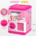 thumbnail image 3 of ATM Piggy Bank for Boys Girls, Mini ATM Coin Bank Money Saving Box with Password Code, Kids Safe Money Jar for Real Money with Auto Grab Bill Slot, Great Gift Toy Bank for Kids (Pink), 3 of 4