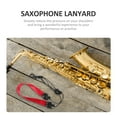 thumbnail image 3 of ETHZZLE Sangles de Cou pour Saxophone Réduisent la Pression sur les Épaules Nylon Rouge 1Pcs, 3 of 7