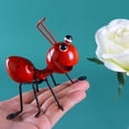 thumbnail image 3 of Farfi Ant Crafts Unique Beautifully Decorative Eye-catching Adorable Wall Hanging Funny High Simulation Ant Ornament Garden Supplies (Red), 3 of 13