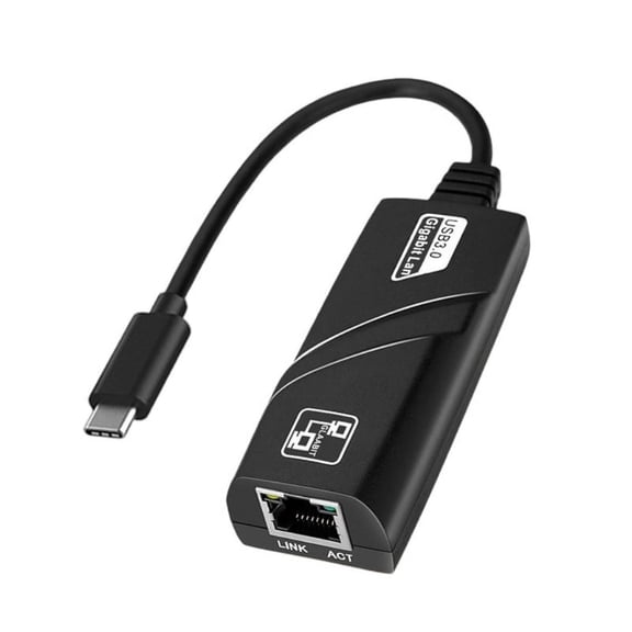 USB Type C to RJ45 Lan Ethernet Adapter for High Speed Wired Network Connection for Type C Devices
