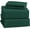 Emerald Green, variant on IR Imperial Rooms Solid Bed Sheet Set 1800 Series Adult Deep Pocket Soft Sheet Microfiber Black Twin 3 Piece