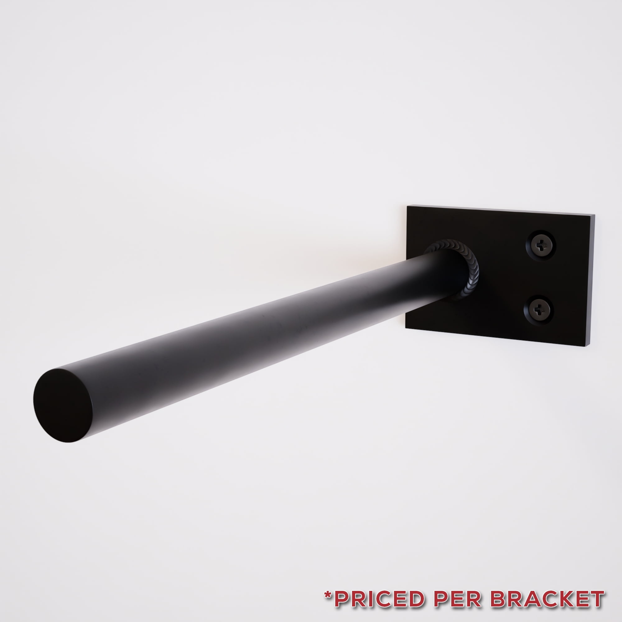 The Original™ Round Free Floating Shelf Brackets (3 peg 6 1/2 inch)