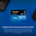thumbnail image 3 of Tarjeta Lexar 633x 64GB TF Tarjeta Micro SD de alto rendimiento Class10, 3 of 8
